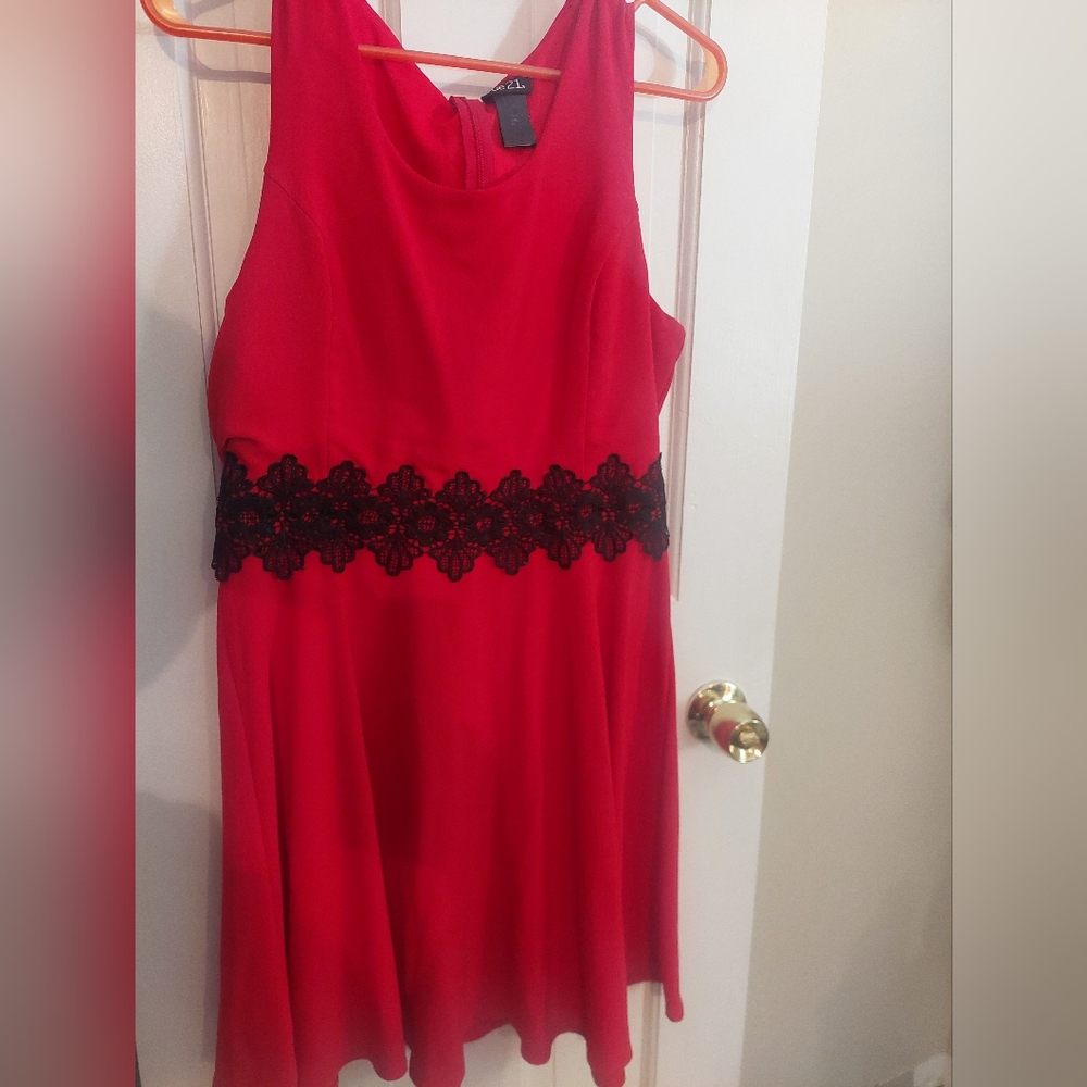 Red dress